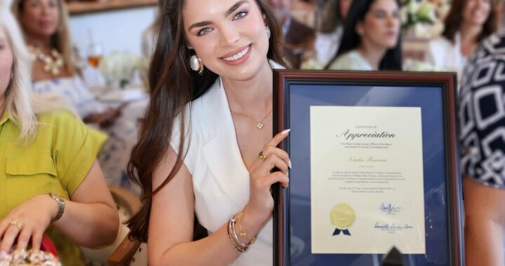 Nadia Ferreira fue reconocida en el “The Imagen Women’s Lunch”