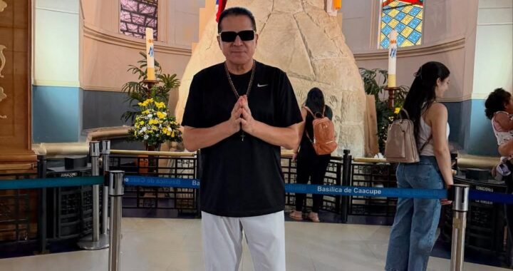 Lalo cerró su gira en Paraguay con una oración frente a la Virgen de Caacupé