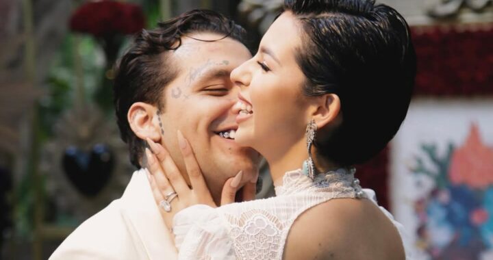 Nodal y Ángela Aguilar desmienten rumores con una muestra de amor en el escenario